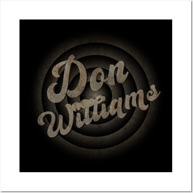 Don Williams  - Vintage Aesthentic Wall Art by vintageclub88
